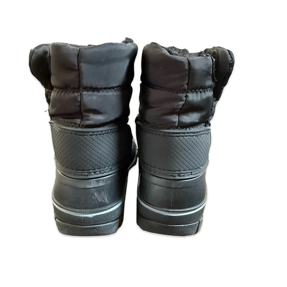 Lands' End Toddler Snow Flurry Winter Boots Black 6M 200g Thinsulate CE20203T-B